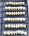 12 Sets Denture Shanghai Acrylic Resin Teeth Dental A2 Size 23