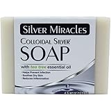 Silver Miracles Colloidal Silver Soap with Tea Tree essential oil