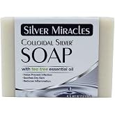 Silver Miracles Colloidal Silver Soap with Tea Tree essential oil