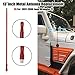 Jeep Antenna, Apply to 2007-2018 JK, JKU, Rubicon, Sahara, Unlimited, Jeep Sport, AM FM Radio Antenna [13 inch] Aluminum Antenna Jeep Wrangle (White)