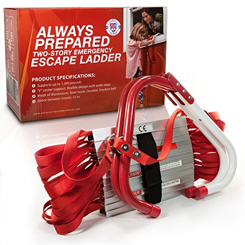 Premium Emergency Fire Escape Ladder TwoStory (13Foot Long) For