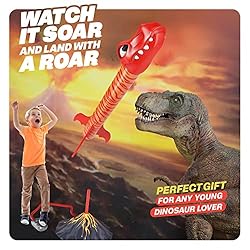 Motoworx Dinosaur Toy Rocket Launcher for Kids - 6
