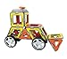 Magformers XL Cruisers Construction Set (37-Pieces) Magnetic Building Blocks, Educational Magnetic Tiles Kit, Magnetic Construction STEM Set Includes Wheels