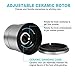 Adoric Life Salt and Pepper Grinders Set of 2, Brushed Stainless Steel Pepper and Salt Mill Shakers with Adjustable Ceramic Rotor for Himalayan Salt, Sea Salt, Pepper and More