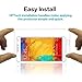 HPTech Galaxy Note 3 Screen Protector - (2-Pack) for Samsung Galaxy Note 3 Tempered Glass Screen Protector Bubble Free 9H Hardness with Lifetime Replacement Warranty