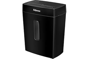 Fellowes P-40C 8 Sheet Cross-Cut Deskside Paper Shredder for Home Office