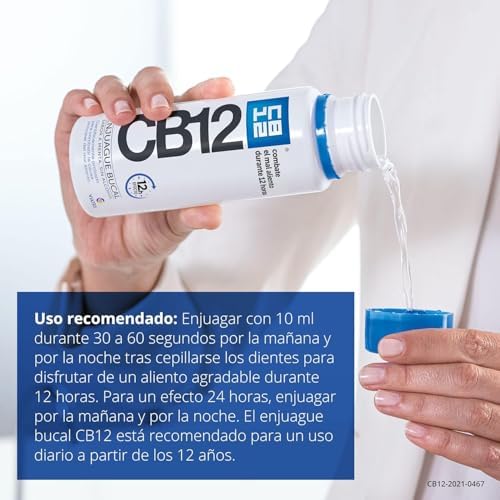 Colutório cb12 - combate a principal causa do mau hálito - efeito cientificamente comprovado durante 12 horas - 250ml