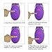 Silicone Vibrator, Bestimulus 12 Speeds G Spot Vibrator USB Rechargeable Vibrating Massager (Purple)