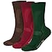 DANISH ENDURANCE Merino Wool Hiking Socks Crew for Summer & Fall, Trekking, Performance, Outdoor, Men Women Kids, Multi 1/3 Pairs