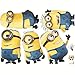 5 Minions Despicable Me 2 Removable Wall Stickers Art Decal Kids Room Home Decor