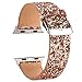 Moonooda Bling Watch Band Compatible with Apple Watch Bands 38mm 40mm 42mm 44mm Cute Women Glitter Sparkle Wristband Girl Smartwatch Band Strap Compatible with Iwatch Series SE 6 5 4 3 2 1, Rose Gold