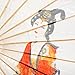 THY COLLECTIBLES Rainproof Handmade Chinese Oiled Paper Umbrella Parasol 33