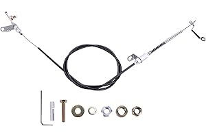 Transmission Detent Kickdown Cable Kit Compatible for Ford/AOD Bronco E-150 Econoline E-250 Econoline F-150 F-250 Replaces KD