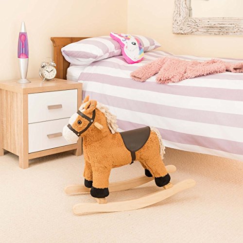 fluffy rocking horse