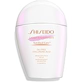 Shiseido Urban Environment Oil-Free Sunscreen SPF 42 - Protects, Hydrates, Mattifies & Works as Face Primer - Water Resistant for 40 Minutes - Non-Comedogenic