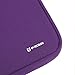 Evecase for Kids Tablet Sleeve Case, Slim Neoprene Briefcase w/ Handle & Accessory Pocket/ Ultra Portable Travel Carrying Pouch Cover - Purple
