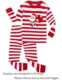 Christmas Tree Little Boy Girl PJS Long Sleeve Kid Sets