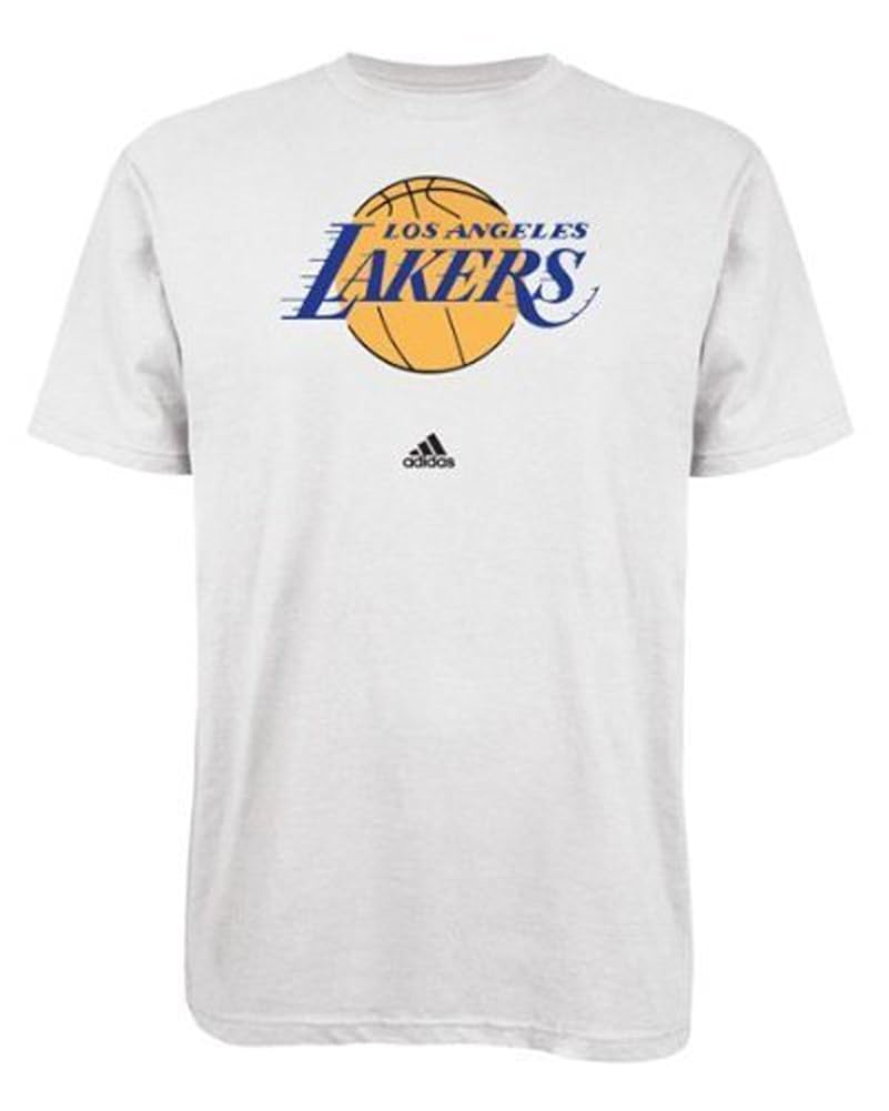Buy adidas Los Angeles Lakers White Primary Logo TShirt XLarge at