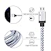  Micro USB Cable, Amoner 6Pack 10FT Micro USB to USB Android Charger Cable, Fast USB Charging Cable for Windows/MP3 and More (White)