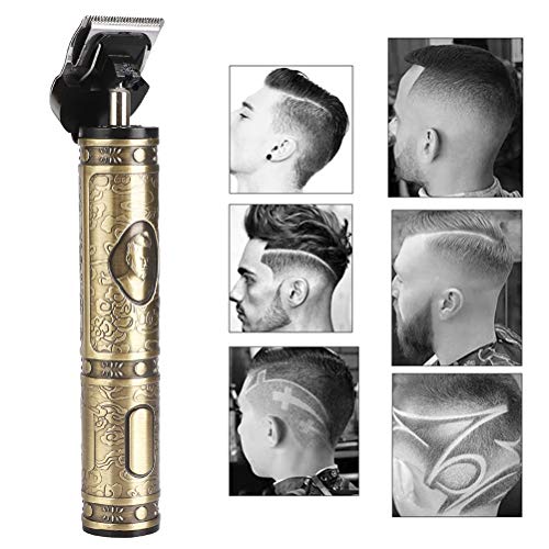 YOUKUKE Hair Clipper for Men Electric Pro Clippers Barber Accessories Grooming Waterproof Rechargeable Cordless Close Cutting T-Blade Trimmer Baldhead Clipper