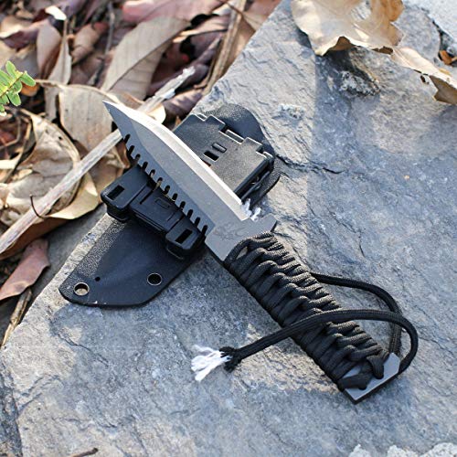 MCDLOKA Fixed Blade Knives Outdoor Duty Knife 420HC Stainless Steel