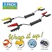 Dura-Winder Combo 5-150 ft Cord Storage Reel Organizer, Quick Release and Carry Handle for Rope, Electrical Wire, 2 Pack   