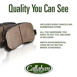 Callahan BRAKE PARTS Front Brake Kit For Fusion