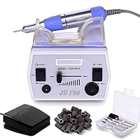 Makartt Nail Drill Electric Nail File Machine JD700 Professional 30000RPM Manicure Drill for Acrylic Nails Remove Gel Polish Poly Nail Gel Gift for Women Home and Salon Use B-01