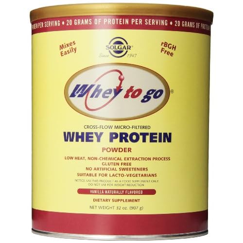 Solgar - Whey Protein Powder Natural Vanilla, 32 oz powder image
