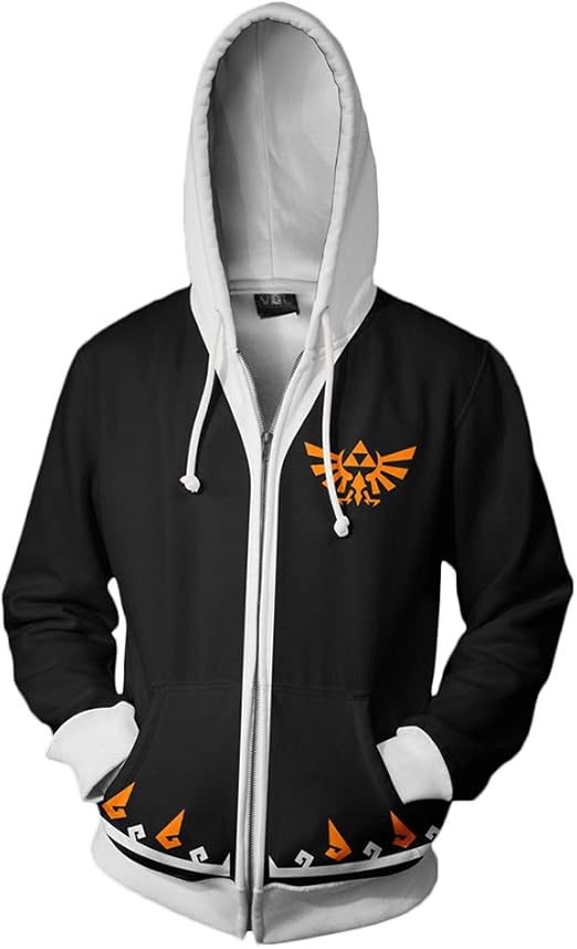 Gogofuture The Legend of Zelda Coat Leisure Jacket with Zipper