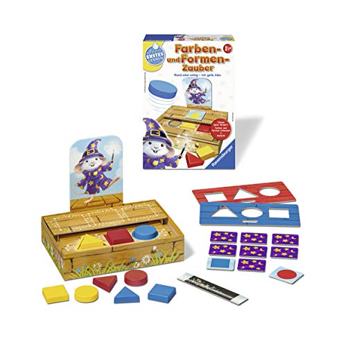 Ravensburger 24723 - Farben- und Formen-Zauber - Lernspiel für die ganz Kleinen - Farbenspiel für Kinder ab 2 Jahren, Spielend erstes Lernen, Formenspiel für 1-3 Spieler – Bild 2