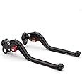 NICEDOLL CNC Clutch Brake Levers Fit for RE Scram 411 2022-2023/650 Interceptor Continental INT-650 GT650 GT 650 Long Black