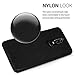 kwmobile Case for OnePlus 6 - Durable Heavy Duty Nylon Back Case Shockproof Protective Cover - Black