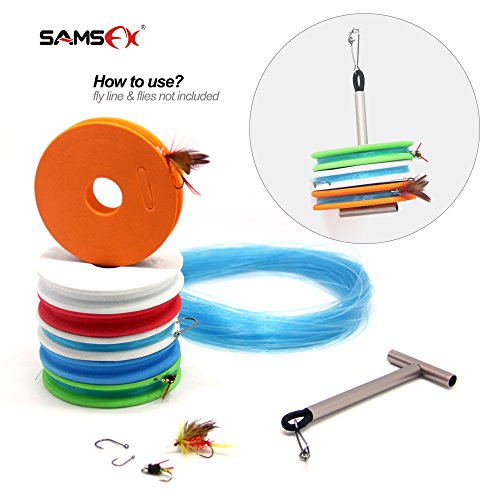 SAMSFX Tippet Stack & Rigging Foam Combo (Tippet Holder & Rigging Foam Combo)