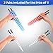 LightSaber Chopsticks Light Up Saber Led (3 Pairs, Red Green Blue)