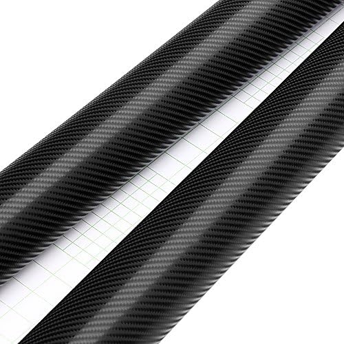 Karlor 4D Carbon Fiber Film Car Wrap Vinyl Roll Sheet With Air Release for Car DIY Interrior Decoration 12 Inch x 60 Inch