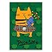 PICATSO postcard set of 20. Post card variety pack with funny fat cat theme postcards. Made in USA.