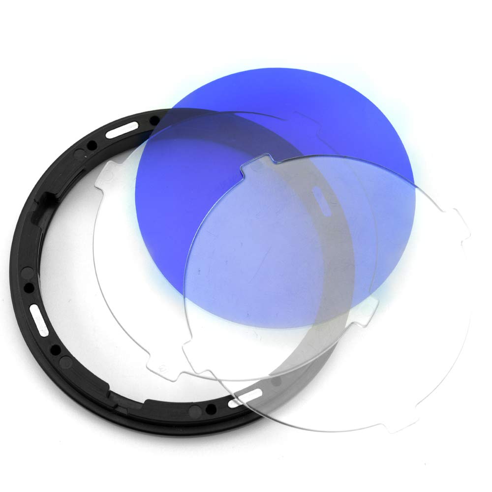 Godox V-11C Filters Kit for Godox AK-R1, 15 Color Flash Gels Lighting Filter
