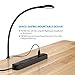 TROND Minimalistic LED Desk Lamp Dimmable (2W, USB-Powered, Touchable Stepless Dimmer, Screw-Mountable), for Bedside, Nightstand or Headboard
