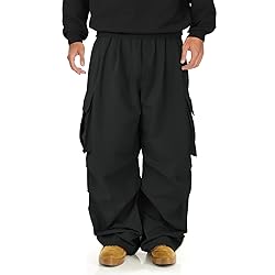 Baggy Cargo Pants Men Wide Casual Parachute Pants
