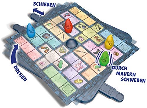 Zoch 601105134 - Ab durch die Mauer, das Spiel bei dem Sich der Spielplan wie von Geisterhand bewegt, für Kinder ab 7 Jahren – Bild 5