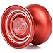 Responsive Yo-yo MAGICYOYO K7 Red Aluminum Yoyo for Kids Beginners with Yoyo Bag, Yoyo Glove and 3 Yoyo Strings