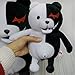25cm Dangan Ronpa Super Danganronpa 2 Mono Kuma Black&White Bear Plush Doll Toy by HiRudolph