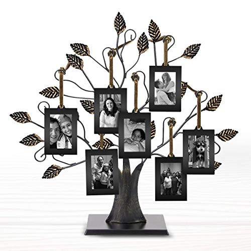 Klikel Family Tree Picture Frame Display with 10 Hanging Picture Photo