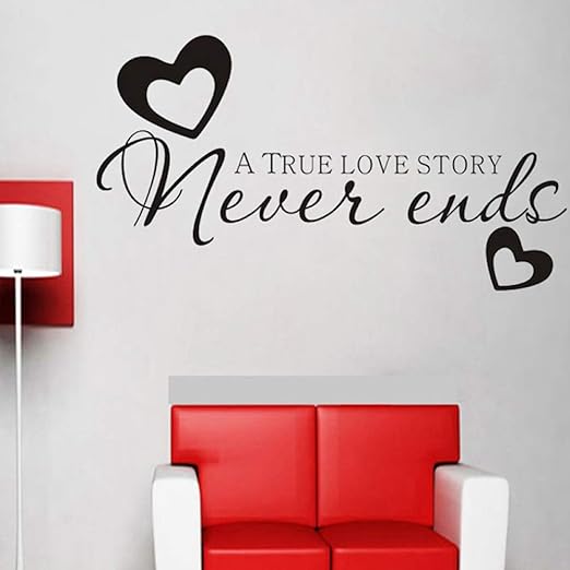 Amor Letras Grandes Pegatinas De Pared Patron De La Letra Creativa