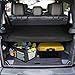 Cargo Cover Shield Pad Rear Trunk Protector Shade Compatible for Jeep Wrangler JK JKU Sports Sahara Freedom Rubicon X & Unlimited 2007-2018 (Only for 4-Door)