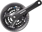 SHIMANO M361 Hybrid Crankset (Black, 175mm X 42/32/22T)