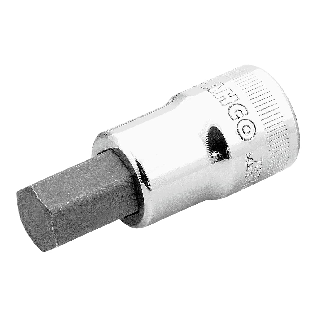 Bahco SB7809M-12 6 Edge Inside Screwdriver Socket, Silver, 12 mm 1/2-Inch