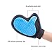 INTCROWN Pet Grooming Glove 2-in-1 Pet Hair Glove Magic Hair Remover for Dogs and Cats with Long and Short Fur