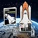 CubicFun 3D Kids Space Ship Puzzle Model Kits Toys with National Geographic NASA Booklet for Children and Teens